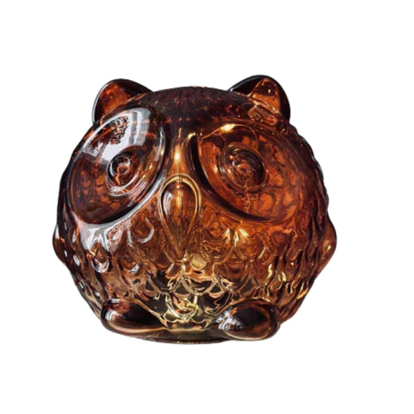 Koopman Glass LED Owl Light | 10cm | 4 Colors