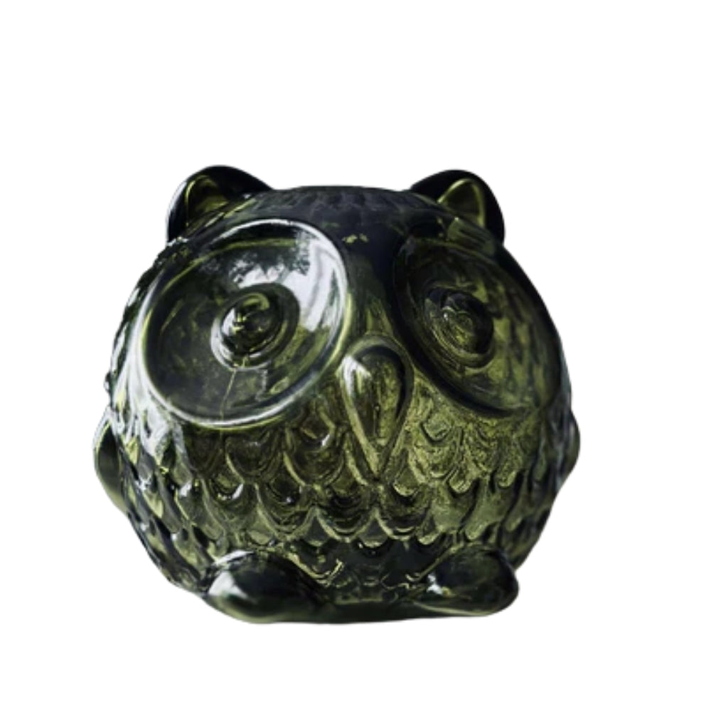 Koopman Glass LED Owl Light | 10cm | 4 Colors