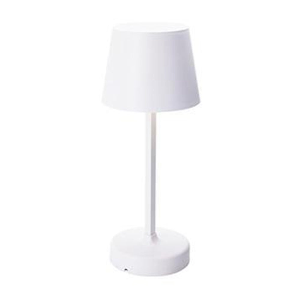 White Battery Operated Dimmable Table Lamp | 26cm, Warm White, Assorted Designs