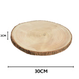 Koopman Natural Wood Slice Bark | 30x2cm