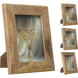 Photo Frame Mango Wood 19x24cm | Natural Wood Finish