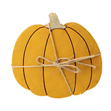 Koopman Felt Pumpkin Coaster Set | 4 Pieces, 3 Colors
