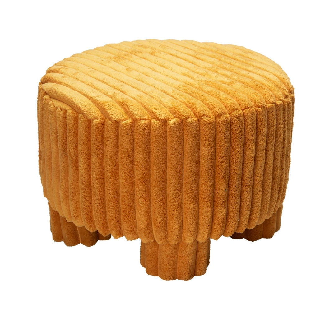 Koopman Chunky Cord Stool Ochre | 40x29cm