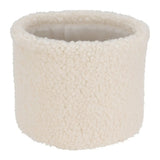 Teddy White Bouclé Storage Basket Set of 3 | Cream, Assorted Sizes