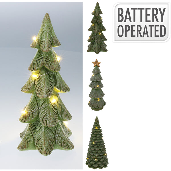 Christmas LED Tabletop Christmas Tree | Battery Operated, Warm White, 21cm
