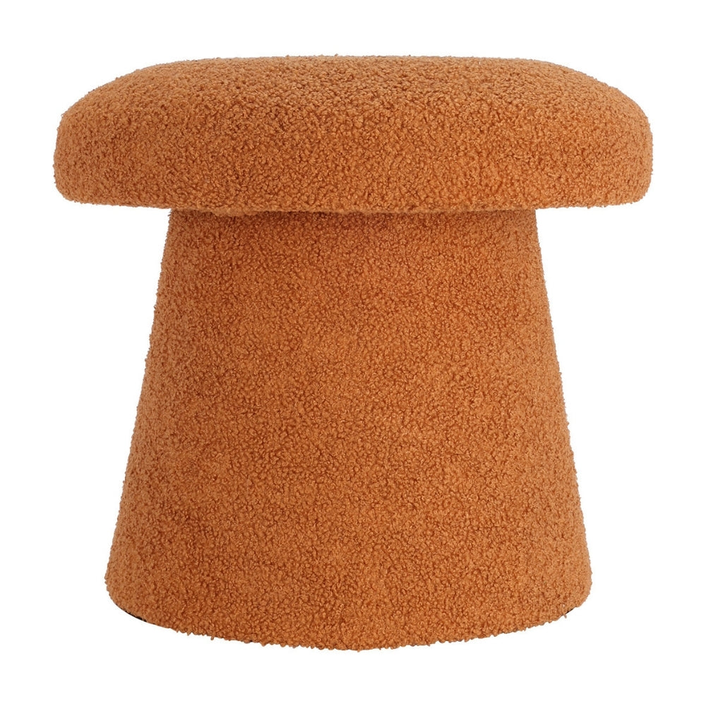 Koopman Orange Mushroom Teddy Stool | 38cm