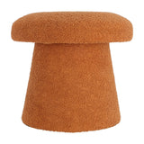 Koopman Orange Mushroom Teddy Stool | 38cm
