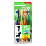 Signal Easy Clean Medium Toothbrush Set | Pack of 4