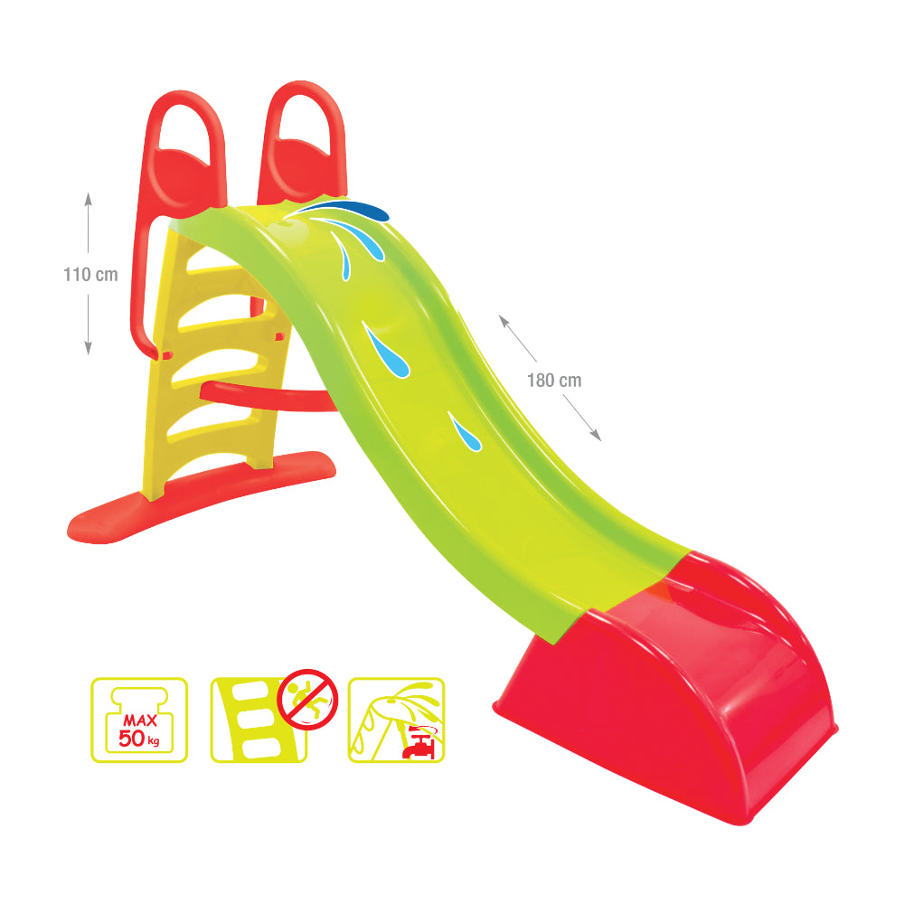 Summerslide XL Kids Water Slide | 180 cm, Garden Hose Spray, 50 kg Limit