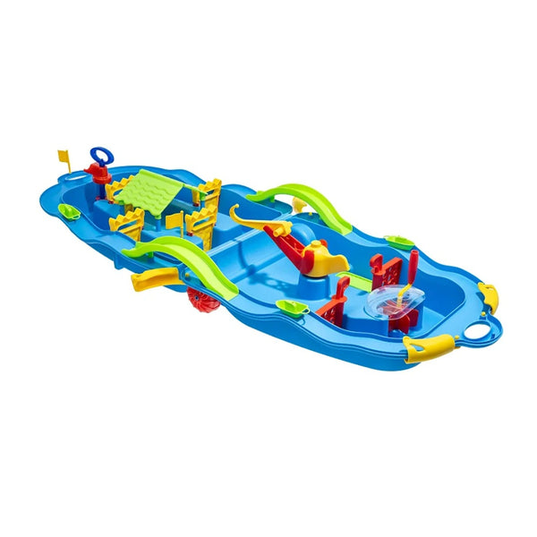 Aqua Activities Trolley Waterway Play Set | Canal, Boats and Water Wheel