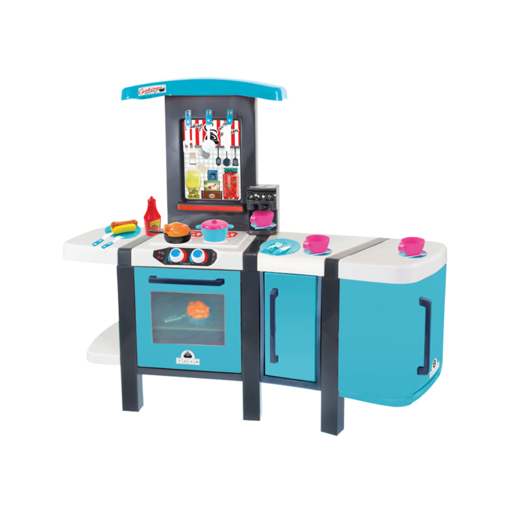 Mega Kids Pretend Play Kitchen | Turquoise, Oven and Accessories