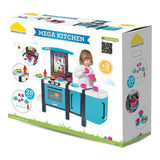 Mega Kids Pretend Play Kitchen | Turquoise, Oven and Accessories