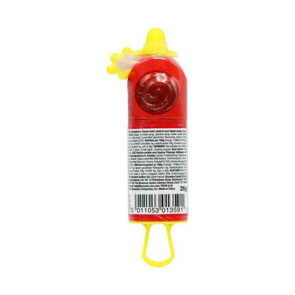 Bazooka Juicy Drop Pop Lollipop Candy - 26g, Assorted Flavours