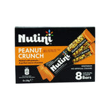 Nutini Peanut Crunch Bars | Pack of 8, 160g, Vegetarian, Individually Wrapped