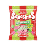 Swizzels Squashies Sour Cherry & Apple Chewy Sweets | 140g, Pink & Green Pieces