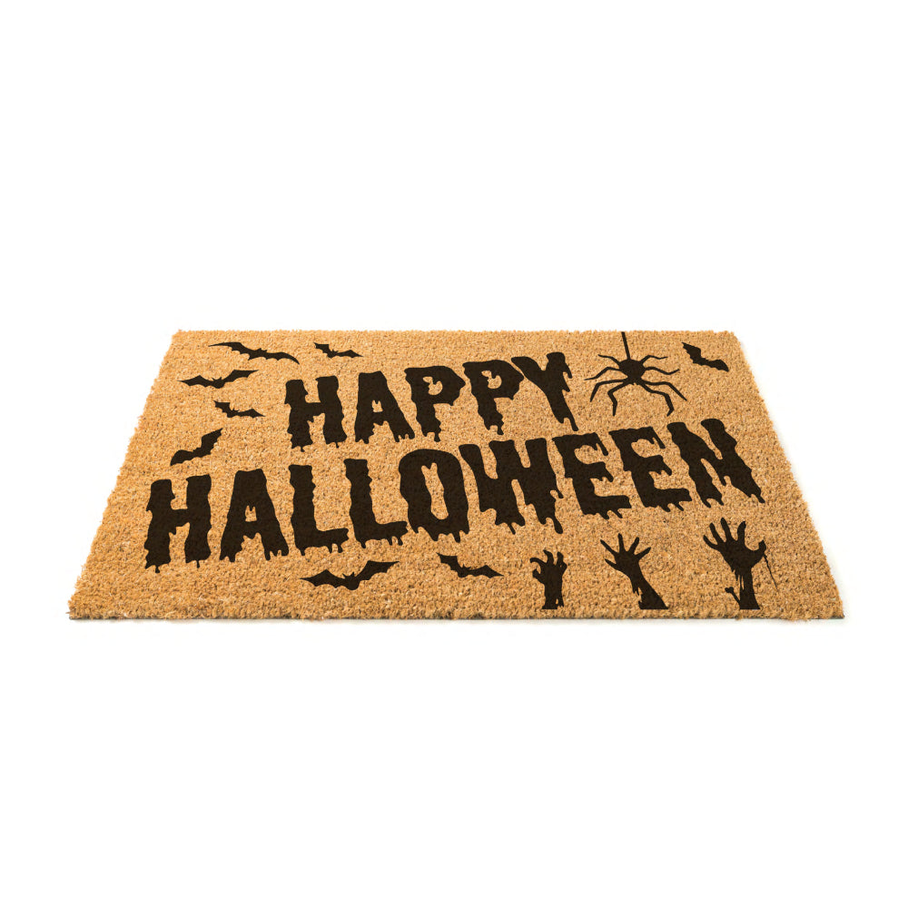 Happy Halloween Entrance Mat | Spooky Bat Design, 40 x 60 cm