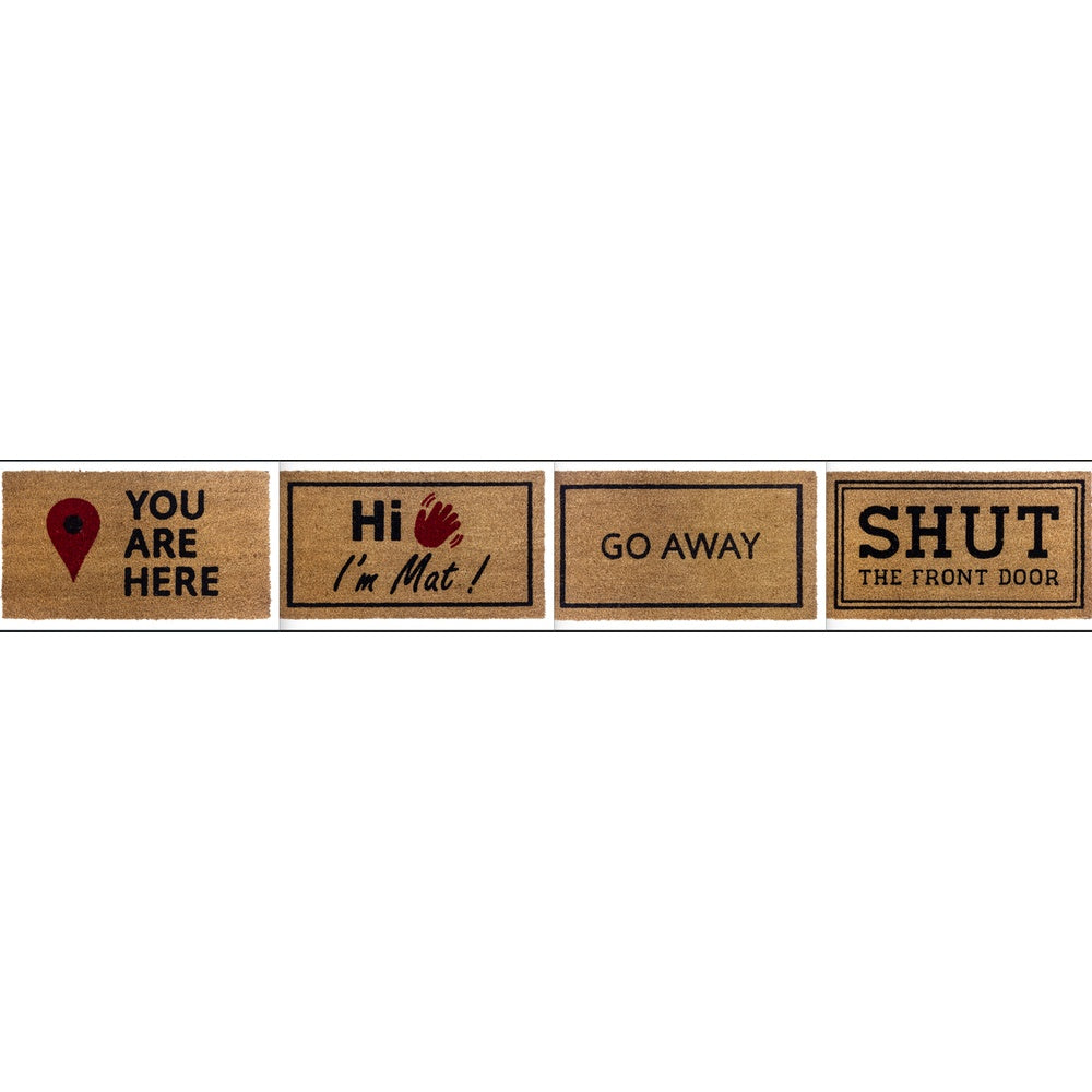 Hometrends Mad House Coir Doormat - 33x60cm