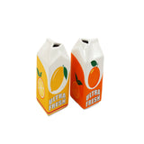 Citrus Carton Vase | Height 14cm, Carton Shape, Citrus Design