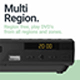 Oakcastle Multi-Region DVD Player | USB Playback, Front LED Clock