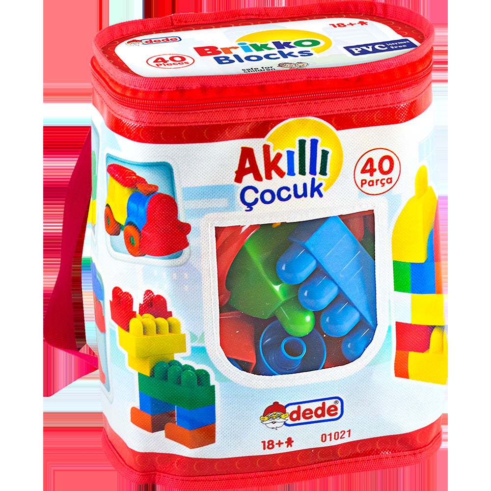 dedé Brio Blocks Construction Set | Pack of 40 Building Pieces – Choice ...