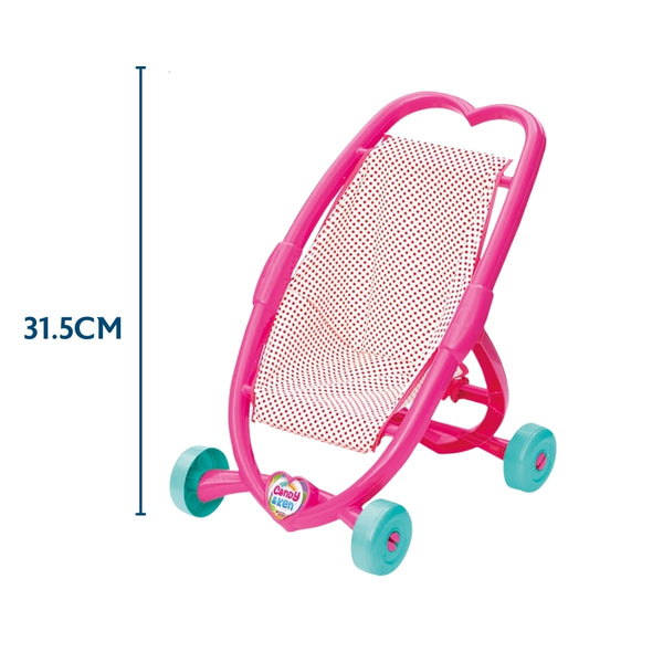 candy  ken pink baby stroller 