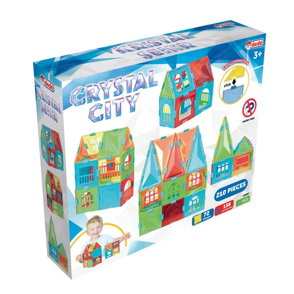 ded crystal city building toy set  210 pcs