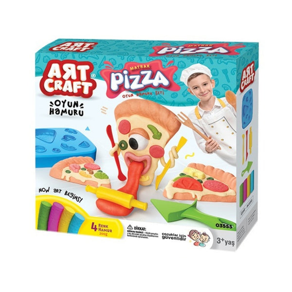 art craft funny pizza dough set 