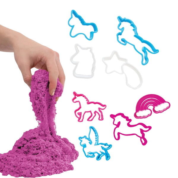 art craft unicorn modeling play sand set 