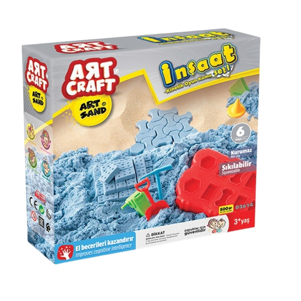 art craft construction-themed play sand set 