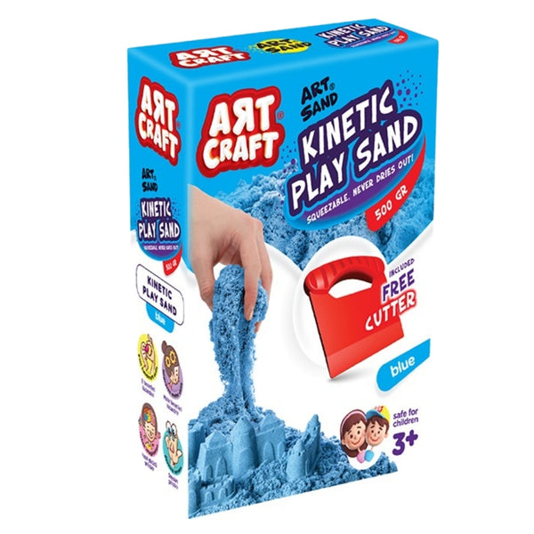 art craft blue kinetic modeling play sand 
