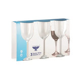 Essentials Siesta Sleeve 3 High-Quality Wine Glasses | 36cl Capacity