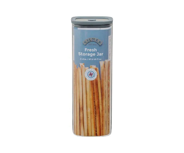 Kilner Fresh Storage Square Glass Jar | 2 Litre