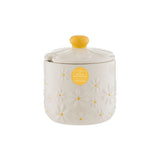 Price & Kensington Daisy Sugar Bowl - Hand-Painted & Embossed