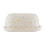Price & Kensington Daisy Butter Dish - Neutral Color - Secure Lid