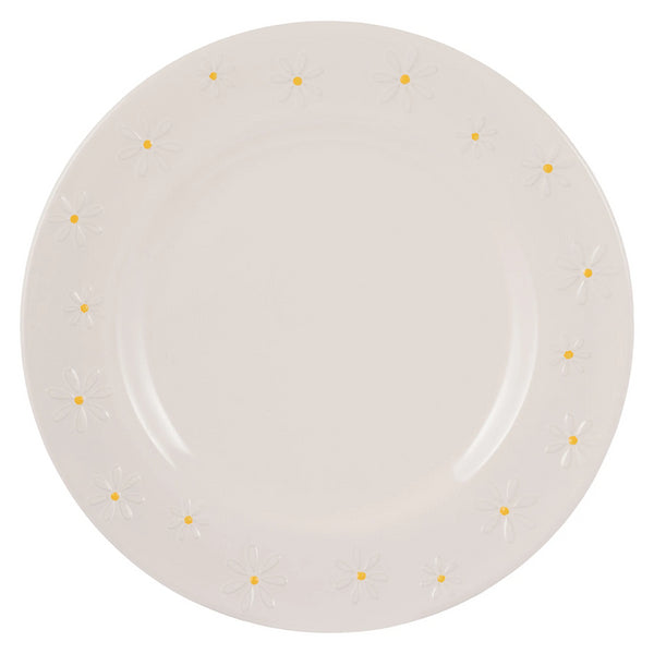 Price & Kensington Embossed Daisy Dinner Plate | 27cm Ceramic