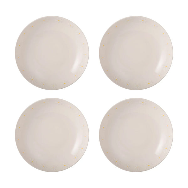 Price & Kensington Daisy Pattern Ceramic Pasta Bowl | 23cm | Beige