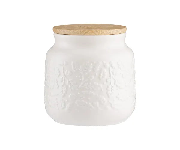 Price & Kensington Acorn Ceramic Tea Jar | Eco-Friendly with Bamboo Lid