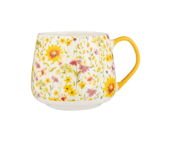 Ravenhead Eton Floral Design Ceramic Mixer Glasses | Set of 2 | 37cl