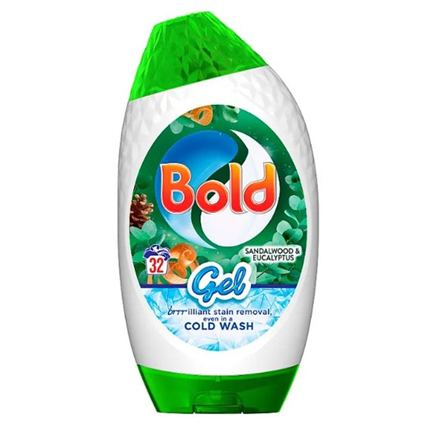 Bold 2in1 Gel | Sandalwood & Eucalyptus Scent | 32 Washes