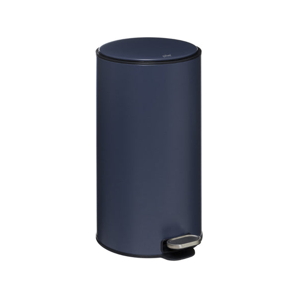 5FIVE Delta Blue Metal Pedal Bin | 30L, Matte Finish, Cylindrical