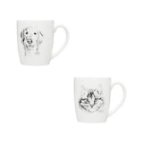 Secret de Gourmet Pet Portrait Mug | Black and White, 34cl, Assorted Designs