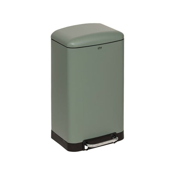 5FIVE Ariane Sage Green Metal Pedal Bin | 5L, Two-Tone, Rectangular