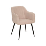 Atmosphera Visoca Dining Arm Chair Beige | Upholstered, Tub-Style