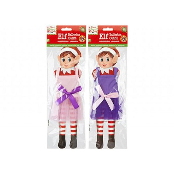 Christmas Elf Ballerina Kids Costume Set | Pack of 2, Assorted Colours