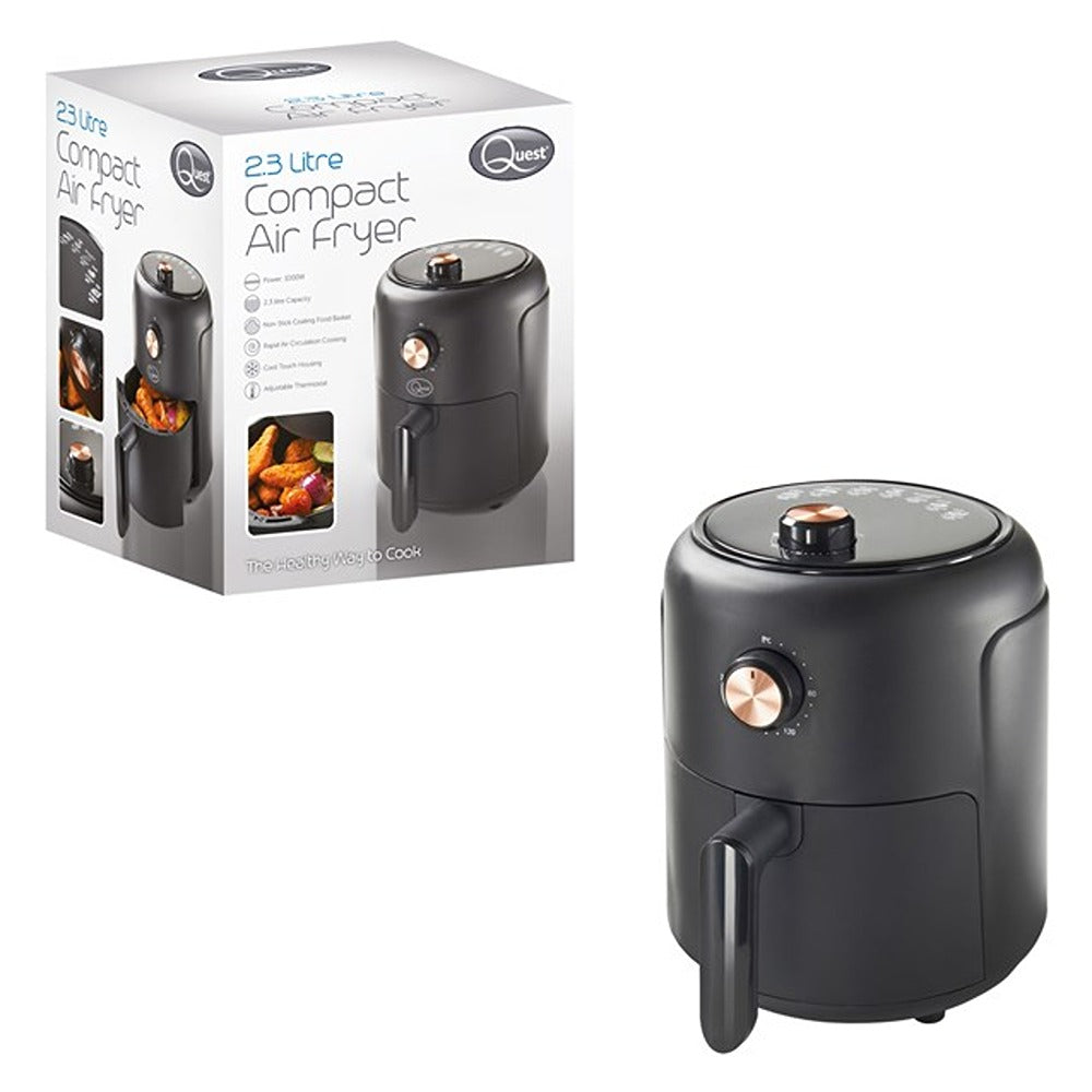 Quest Compact Air Fryer | 2.3L Black 