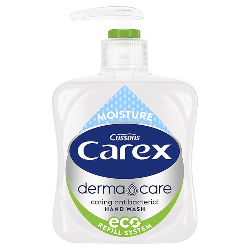 Carex Moist+ Eco Antibacterial Hand Wash | Moisture-Rich, Pump, Eco Refill