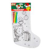 Christmas The Grinch Colour Your Own Stocking | with Markers, Assorted Designs