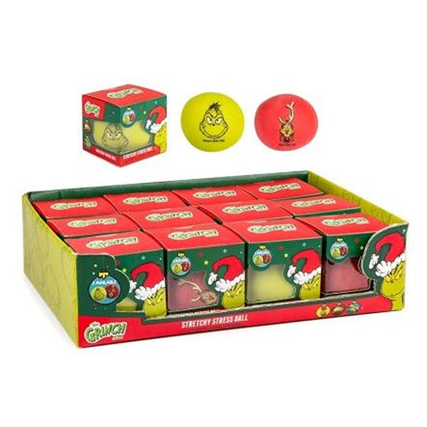 Christmas The Grinch Stress Ball | Assorted Designs and Colours, Handheld Size