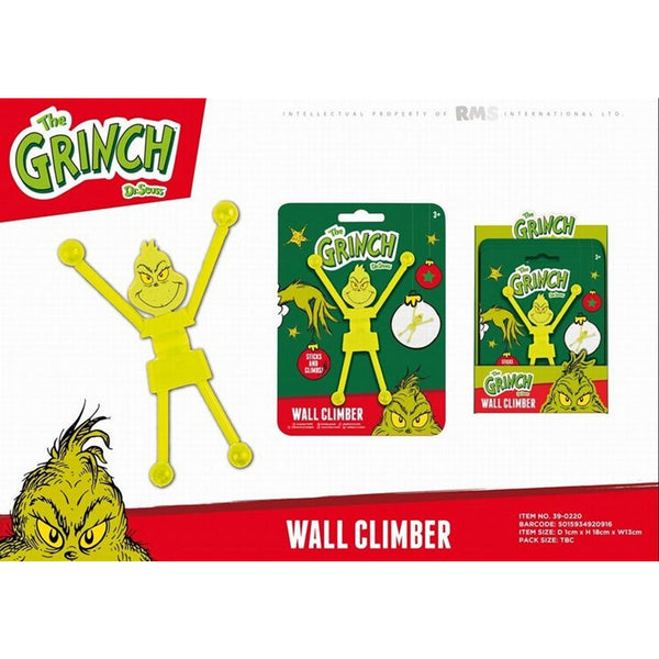 Christmas The Grinch Wall Climber Toy | Assorted Designs, Multi-Jointed Limbs