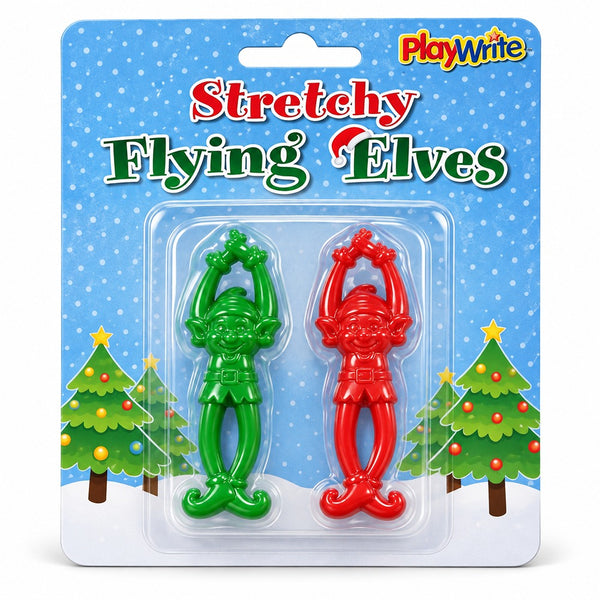 Stretchy Flying Elves | Fun Christmas Novelty